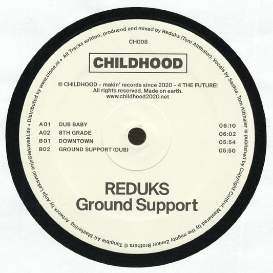 Reduks – Ground Support (12", CHILDHOOD, 2026) Front Cover