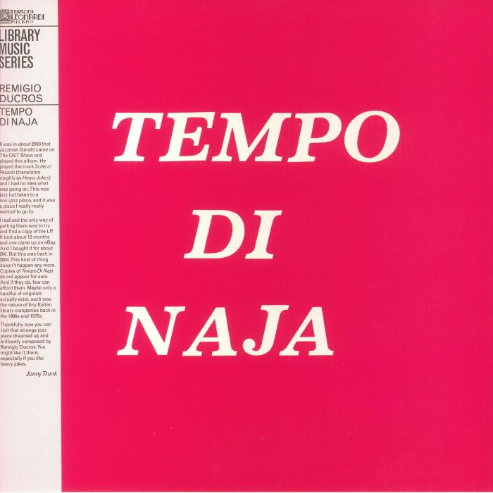 Remigio Ducros – Tempo Di Naja (LP, btf.it, 2022) Front Cover