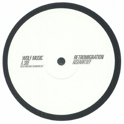 Retromigration – Ausfahrt 9 EP (12", Wolf Music Recordings, 2025) front cover