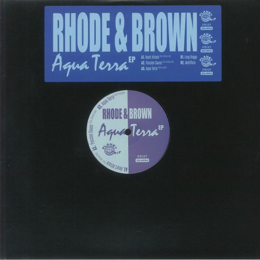 Rhode & Brown – Aqua Terra EP (12", Planet Trip, 2025) front cover