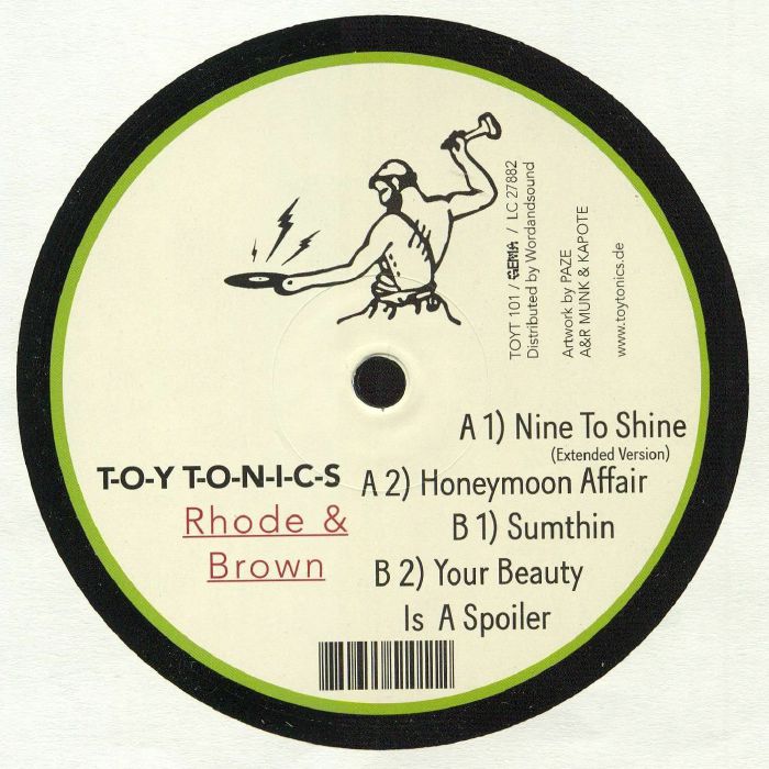 Rhode & Brown – Nine To Shine (12", Toy Tonics, 2019) Back Cover