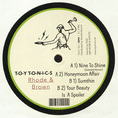 Rhode & Brown – Nine To Shine (12", Toy Tonics, 2019) Back Cover