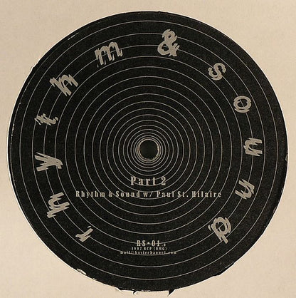 Rhythm & Sound w/ Paul St. Hilaire – Music A Fe Rule (12", Rhythm & Sound, 2025) back cover