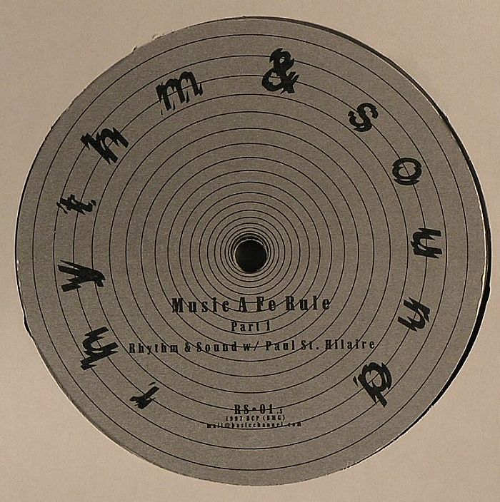 Rhythm & Sound w/ Paul St. Hilaire – Music A Fe Rule (12", Rhythm & Sound, 2025) front cover
