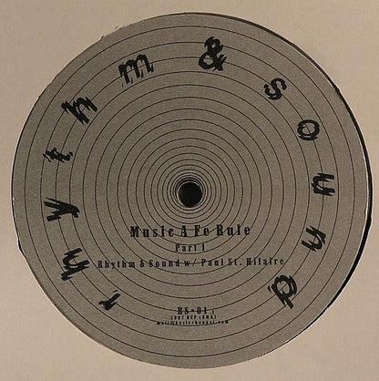 Rhythm & Sound w/ Paul St. Hilaire – Music A Fe Rule (12", Rhythm & Sound, 2025) front cover