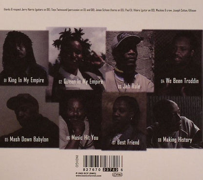 Rhythm & Sound – w/ The Artists (CD, Burial Mix, 0) Back Cover