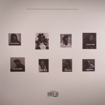 Rhythm & Sound – w/ The Artists (LP, Burial Mix, 2004) Back Cover