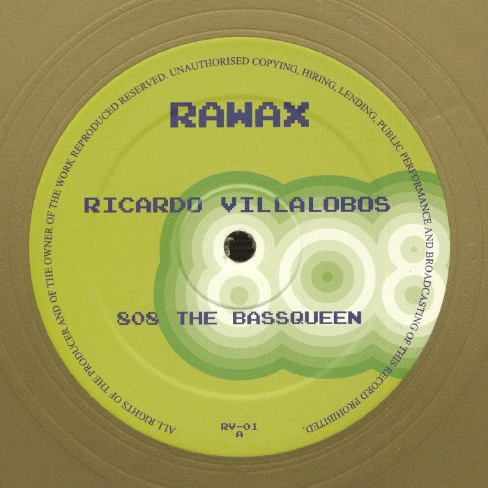 Ricardo Villalobos – 808 The Bassqueen (12", Gold, Rawax, 2026) Front Cover