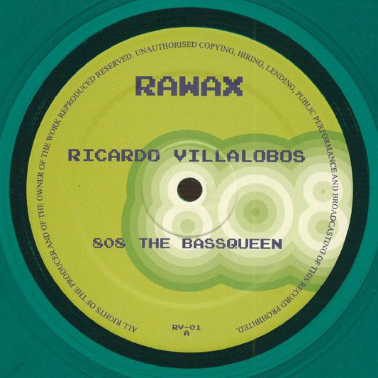 Ricardo Villalobos – 808 The Bassqueen (12", Green, Rawax, 2024) Front Cover