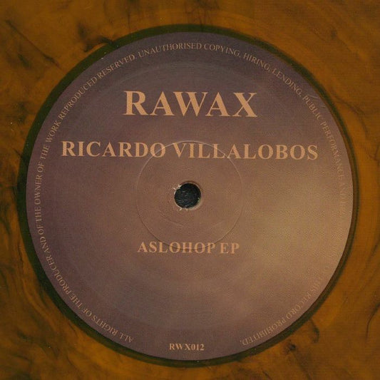 Ricardo Villalobos – AsloHop EP (12", Brown Vinyl, Rawax, 2020) Front Cover