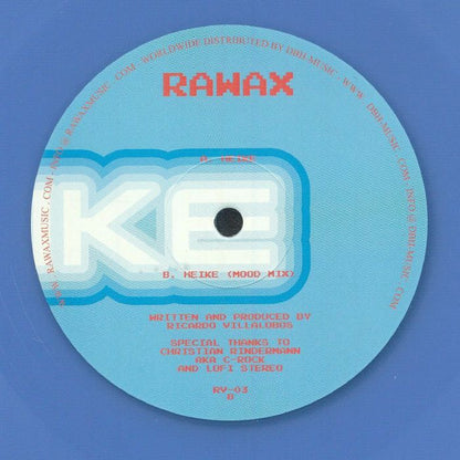 Ricardo Villalobos – Heike (12", Baby Blue, Rawax, 2025) Back Cover