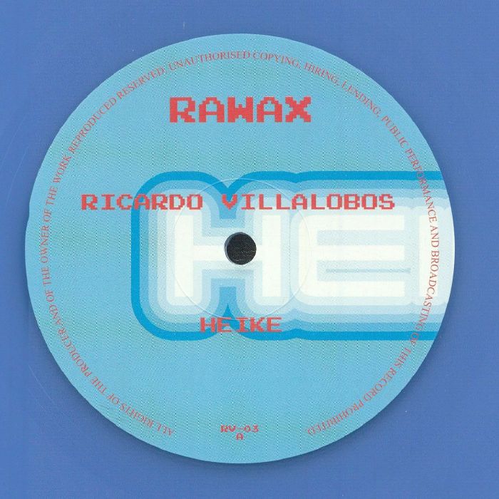 Ricardo Villalobos – Heike (12", Baby Blue, Rawax, 2025) Front Cover