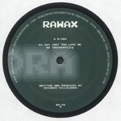 Ricardo Villalobos – N-DRA (12", Rawax, 2026) Back Cover
