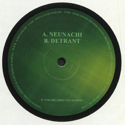 Ricardo Villalobos – Neunachi EP (12", Black Vinyl, Rawax, 2020) Back Cover