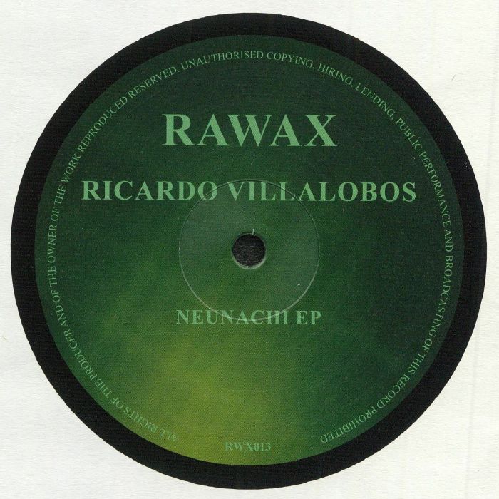 Ricardo Villalobos – Neunachi EP (12", Black Vinyl, Rawax, 2020) Front Cover