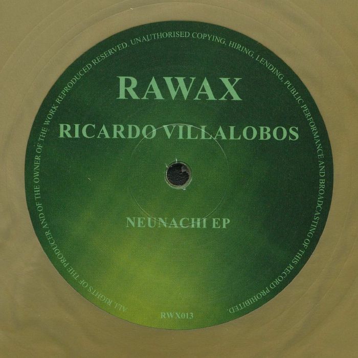 Ricardo Villalobos – Neunachi EP (12", Gold, Rawax, 2020) Front Cover
