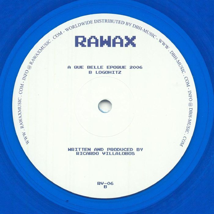 Ricardo Villalobos – Salvador Part II/III (12", Blue Translucent, Rawax, 2025) Back Cover