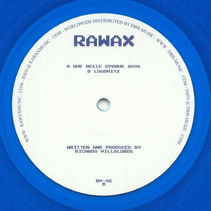Ricardo Villalobos – Salvador Part II/III (12", Blue Translucent, Rawax, 2025) Back Cover