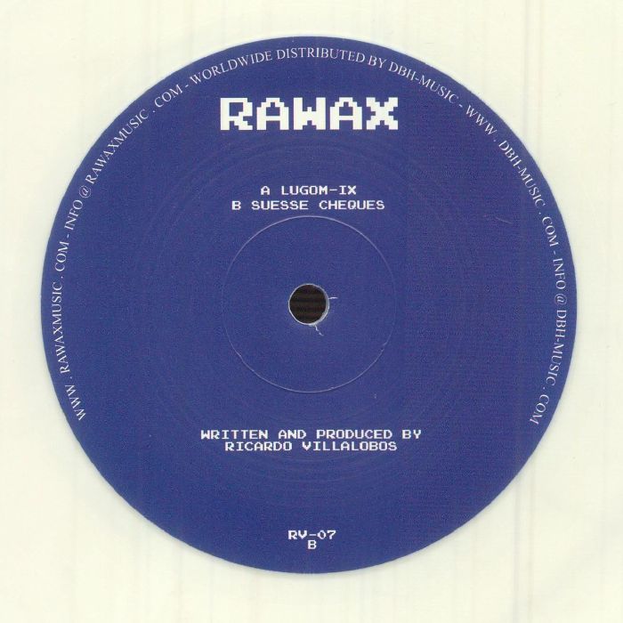 Ricardo Villalobos – Salvador Part III/III (12", White, Rawax, 2025) Back Cover