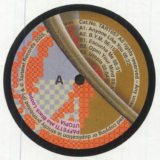 Riccardo Paffetti aka Black Loops – Utopia (12", Tartelet Records, 2026) Front Cover