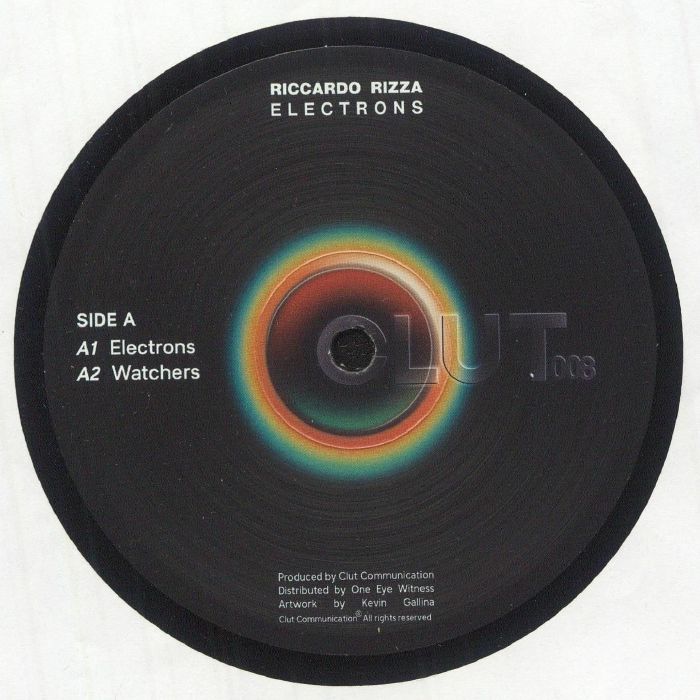 Riccardo Rizza – Electrons (12", Clut Communication, 2025) Front Cover