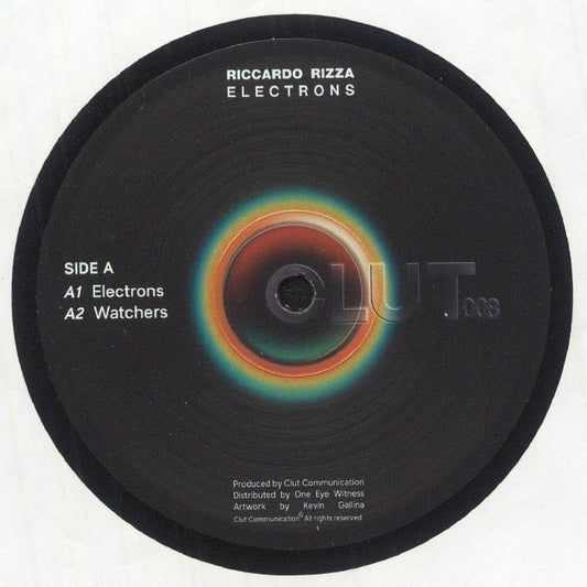 Riccardo Rizza – Electrons (12", Clut Communication, 2025) Front Cover