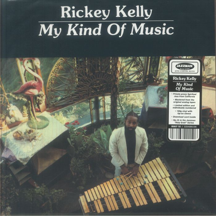 Rickey Kelly – My Kind Of Music (LP, Jazzman Records Ltd., 2026) Front Cover