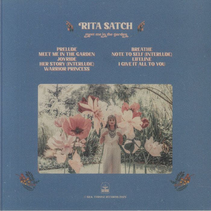 Rita Satch – Meet Me in the Garden (LP, Silk Throne Records, 2025) Back Cover