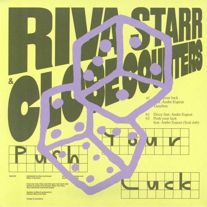 Riva Starr & Close Counters – Push Your Luck (12", Heist, 2026) Front Cover