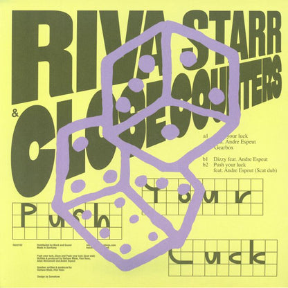 Riva Starr & Close Counters – Push Your Luck (12", Heist, 2026) Front Cover