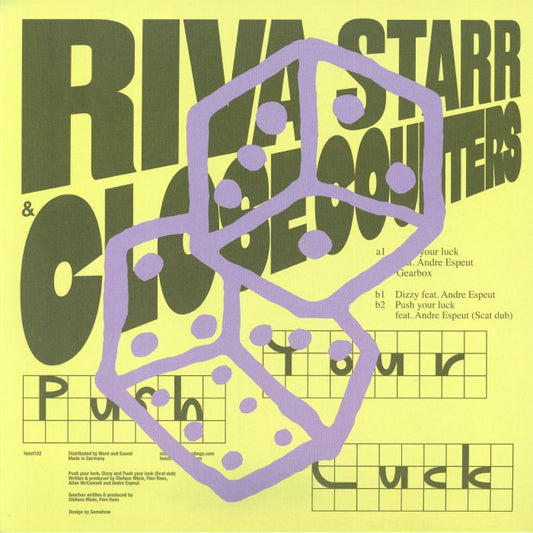 Riva Starr & Close Counters – Push Your Luck (12", Heist, 2026) Front Cover