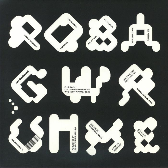 Robag Wruhme – Fumaxohn (12", Cocoon Recordings, 2026) Back Cover