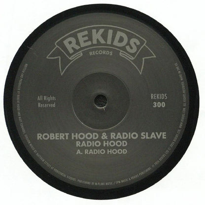 Robert Hood & Radio Slave – Radio Hood (12", Rekids, 2026) Front Cover
