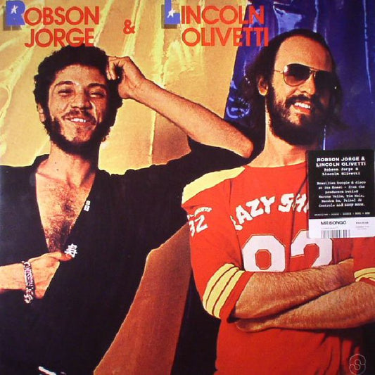 Robson Jorge & Lincoln Olivetti – Robson Jorge & Lincoln Olivetti (LP, Mr Bongo, Som Livre, 2023) front cover