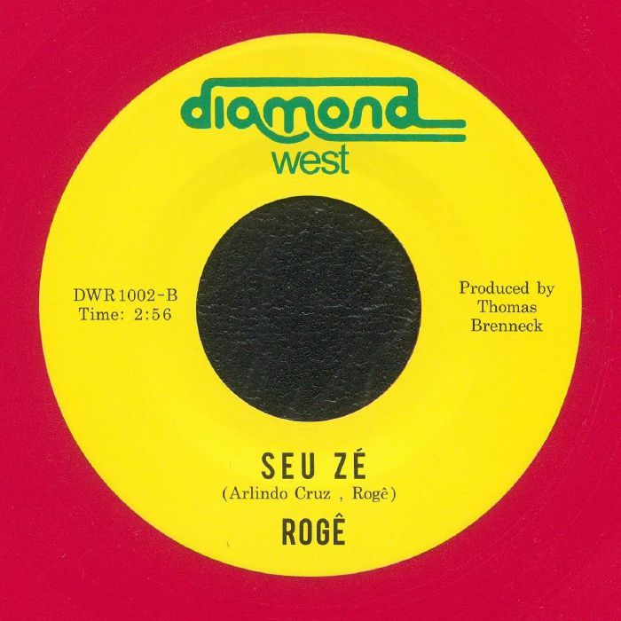 Roge – Eu Gosto Dela (7", Red, Diamond West, 2024) Back Cover