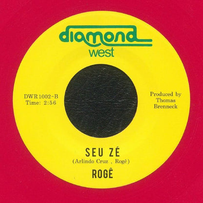 Roge – Eu Gosto Dela (7", Red, Diamond West, 2024) Back Cover