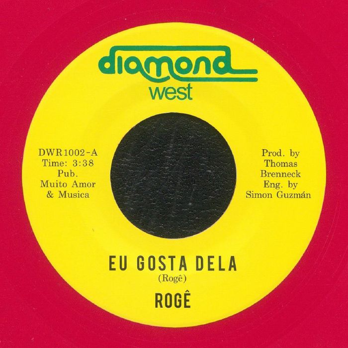 Roge – Eu Gosto Dela (7", Red, Diamond West, 2024) Front Cover