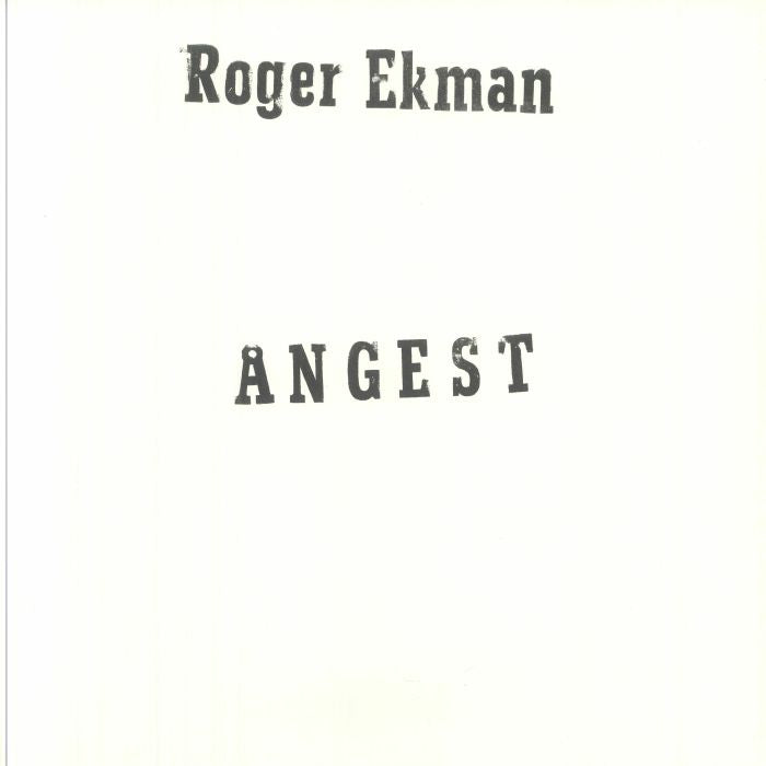 Roger Ekman – Ångest (LP, BBE, 2025) Front Cover