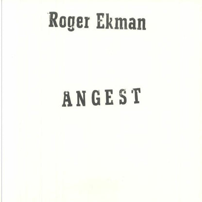 Roger Ekman – Ångest (LP, BBE, 2025) Front Cover