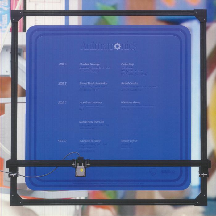 Rolando Simmons – Animatronics (2x12", Transparent Orange, Love Love Records, 2025) back cover