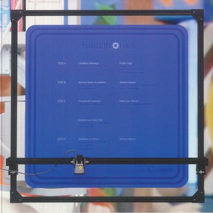 Rolando Simmons – Animatronics (2x12", Transparent Orange, Love Love Records, 2025) back cover