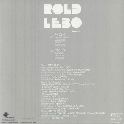 Rold Lebo – Dansez Otiere (Otierakwo Danse) (LP, Wayonwayon, 2025) Back Cover