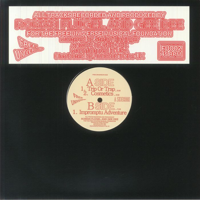 Roman Flügel Gee Dee –  Impromptu Adventure (12", FREE UNIVERSE, 2025) Front Cover