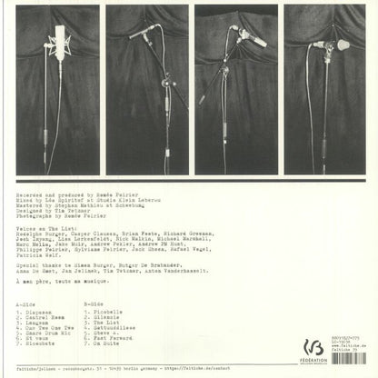 Roméo Poirier – Off The Record (LP, Faitiche, 2025) Back Cover