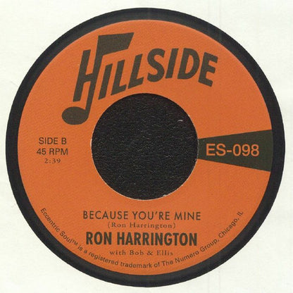 Ron Harrington Bob & Ellis – It Happened To Me Again (7", Numero Group, 2025) Back Cover