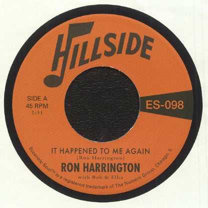 Ron Harrington Bob & Ellis – It Happened To Me Again (7", Numero Group, 2025) Front Cover