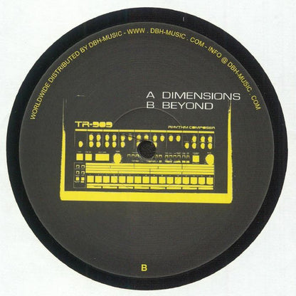 Ron Trent – Humans Drums & Machines (12", Electric Blue, 2025) back cover