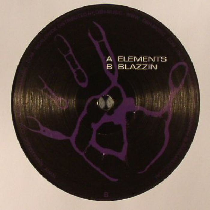 Ron Trent – Humans Drums & Machines (12", Electric Blue, 2016) Back Cover