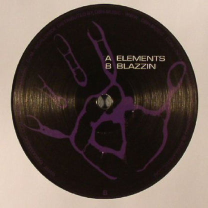 Ron Trent – Humans Drums & Machines (12", Electric Blue, 2016) Back Cover