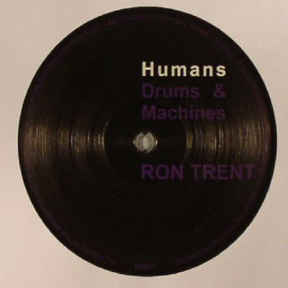 Ron Trent – Humans Drums & Machines (12", Electric Blue, 2016) Front Cover
